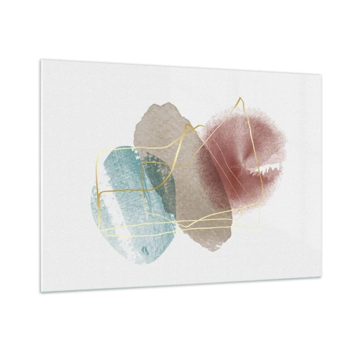 Glastavla - Bild på glas - Rummets pärlor - 100x70 cm