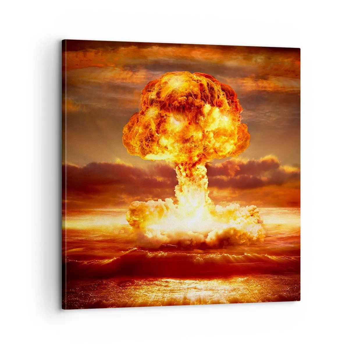 Canvastavla - Bild på duk - Och så blir det slut - 60x60 cm