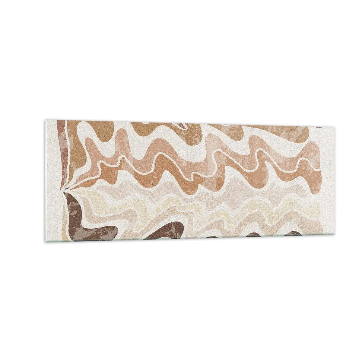 Glastavla - Bild på glas - Bra energi - bra känslor - 140x50 cm