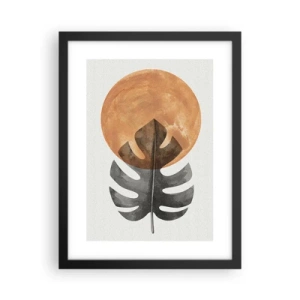 Affisch i svart ram - Alltid solen - 30x40 cm