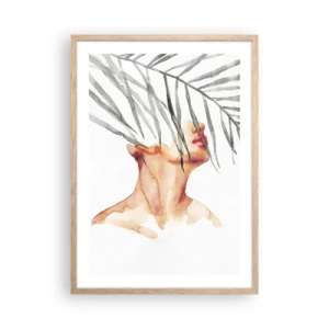 Affisch i ram av ljusek - Känna tropikens puls - 50x70 cm
