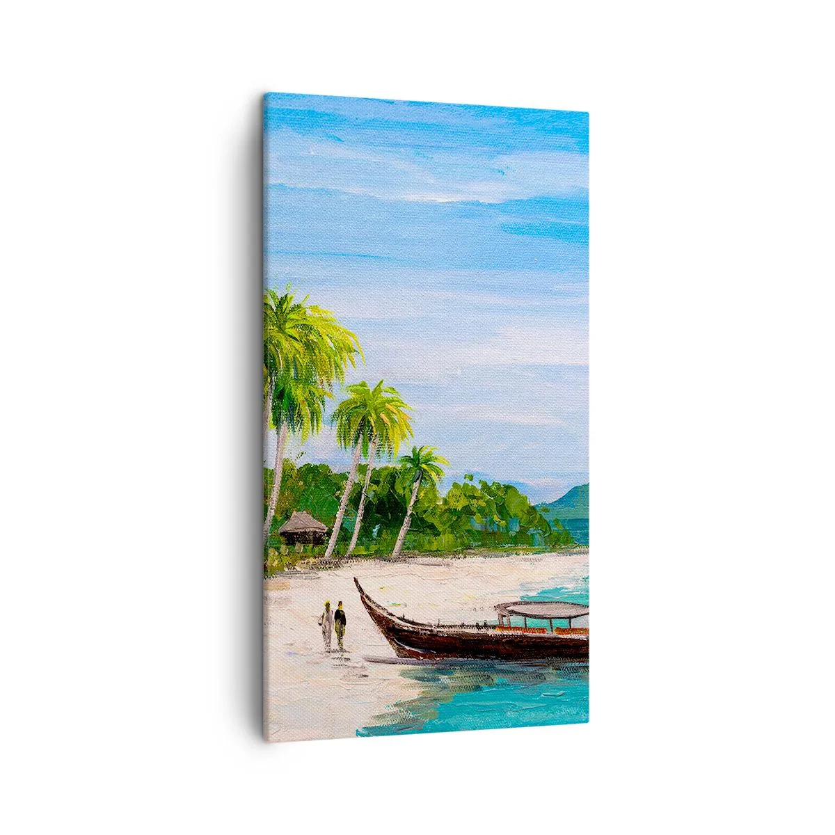 Canvastavla - Bild på duk - En exotisk dröm - 45x80 cm