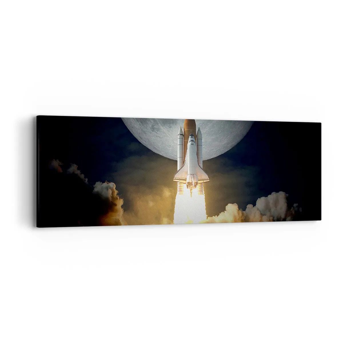 Canvastavla - Bild på duk - Början på ett utomjordiskt äventyr - 90x30 cm