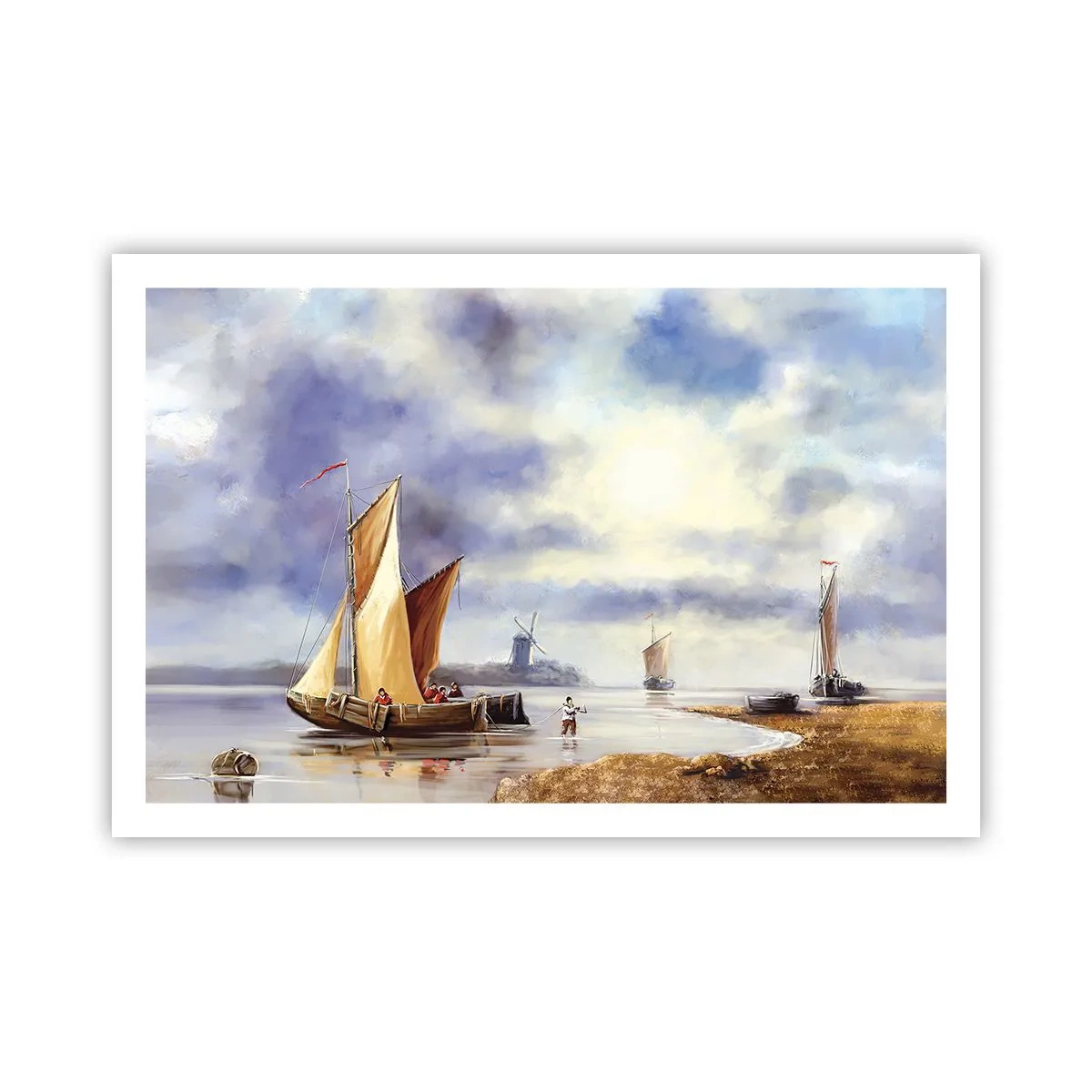 Affisch - Seglarnas hemkomst - 91x61 cm