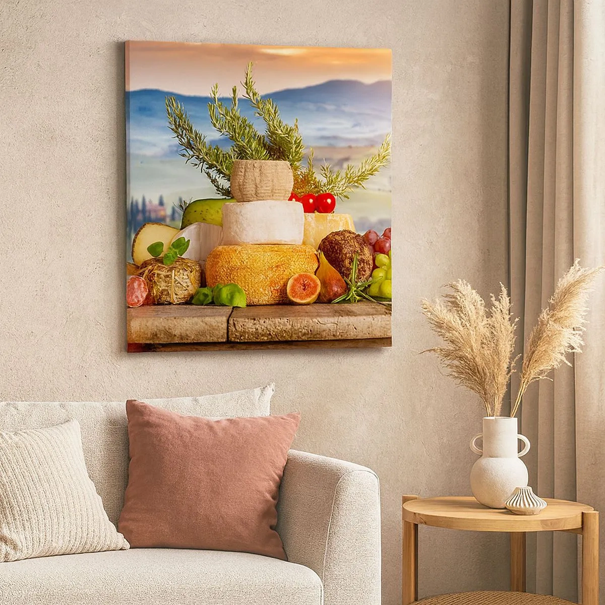 Canvastavla - Bild på duk - Italiensk livsglädje - 30x30 cm