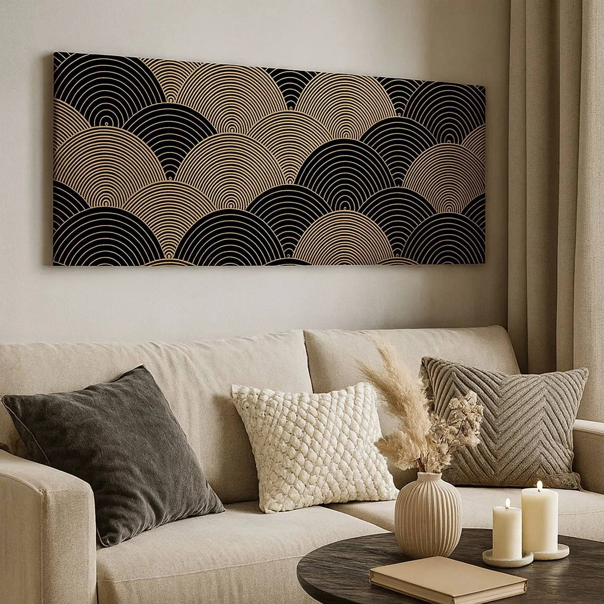 Canvastavla - Bild på duk - Enighet i mångfald - 100x40 cm