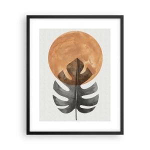 Affisch i svart ram - Alltid solen - 40x50 cm