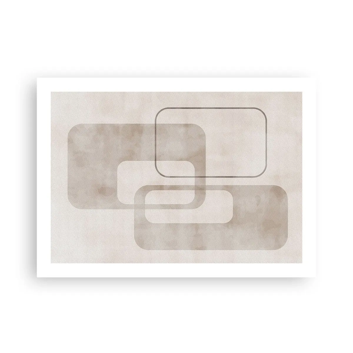 Affisch - Geometrisk fug - 70x50 cm