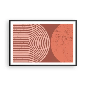 Affisch i svart ram - Nära relation - 91x61 cm