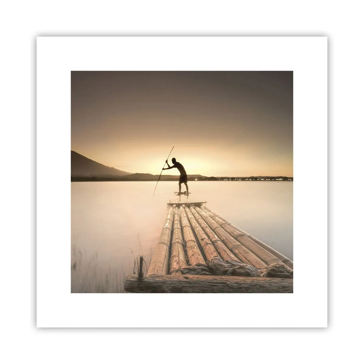 Affisch - Före avkoppling - 30x30 cm