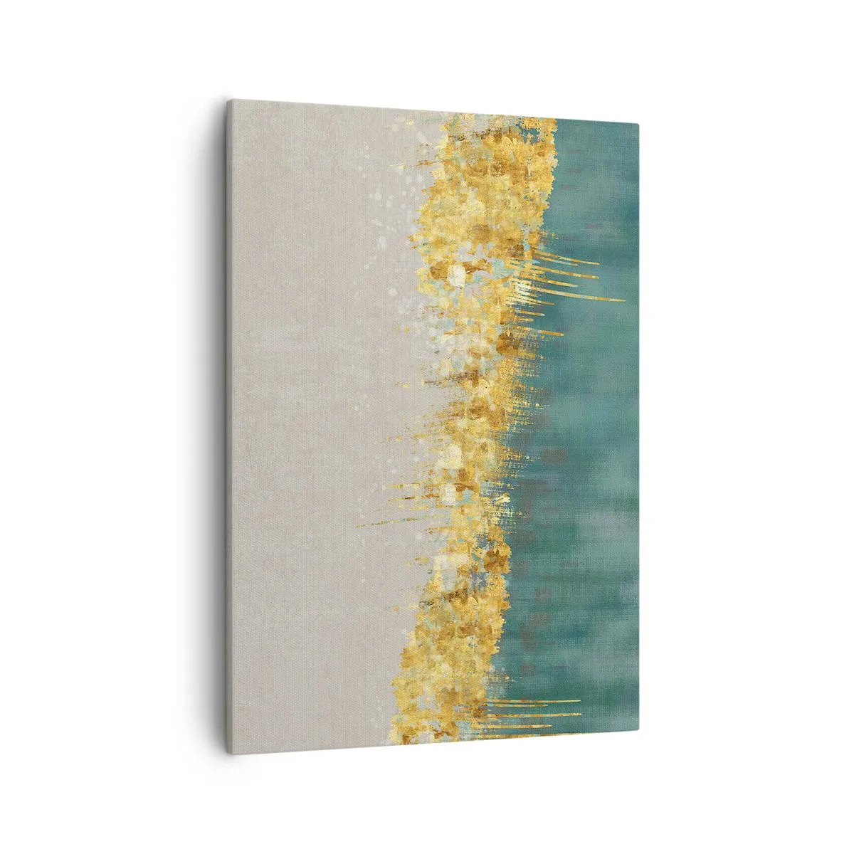 Canvastavla - Bild på duk - Den gyllene gränsen - 50x70 cm