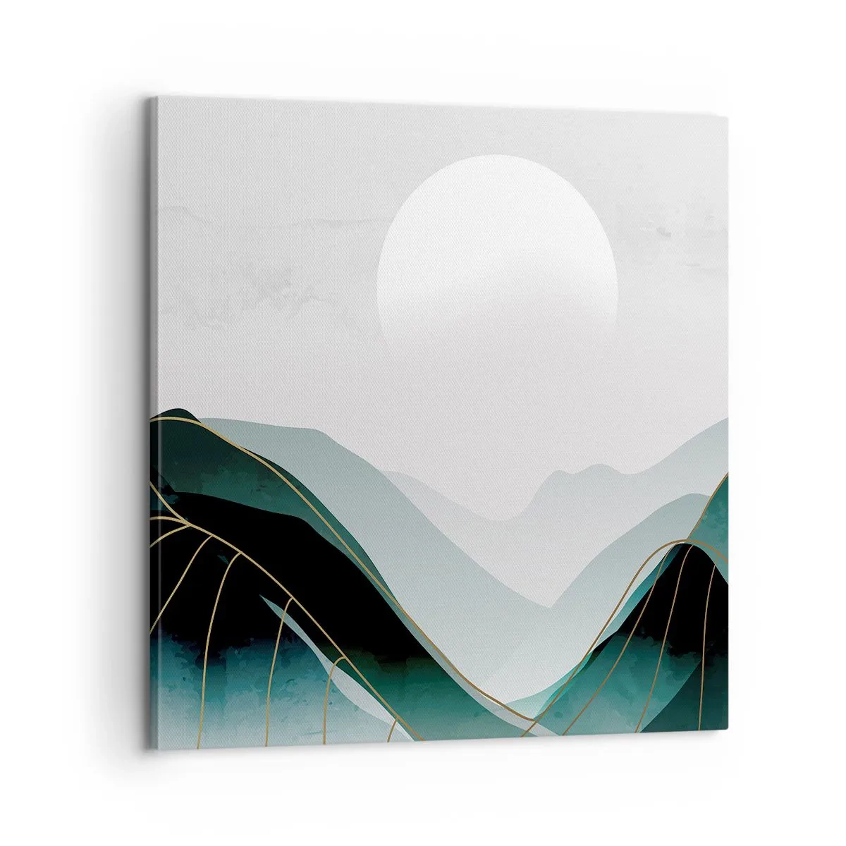 Canvastavla - Bild på duk - I fullt majestät - 60x60 cm