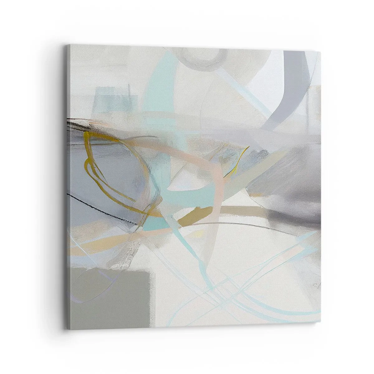 Canvastavla - Bild på duk - Dimmig abstraktion - 70x70 cm