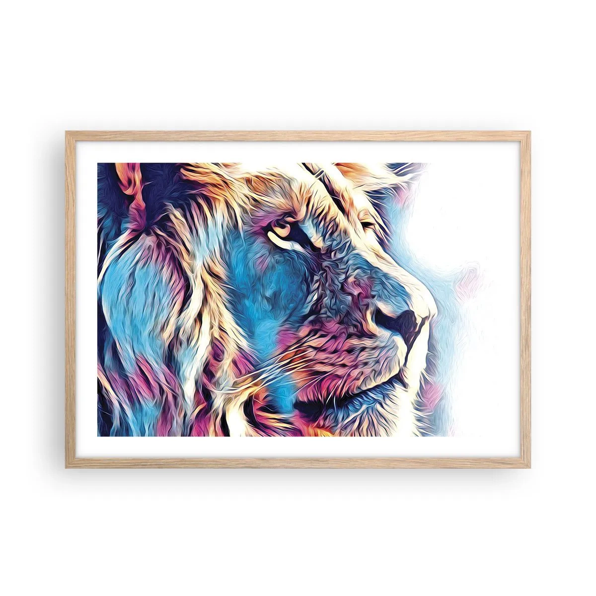 Affisch i ram av ljusek - Naturens klokhet - 70x50 cm