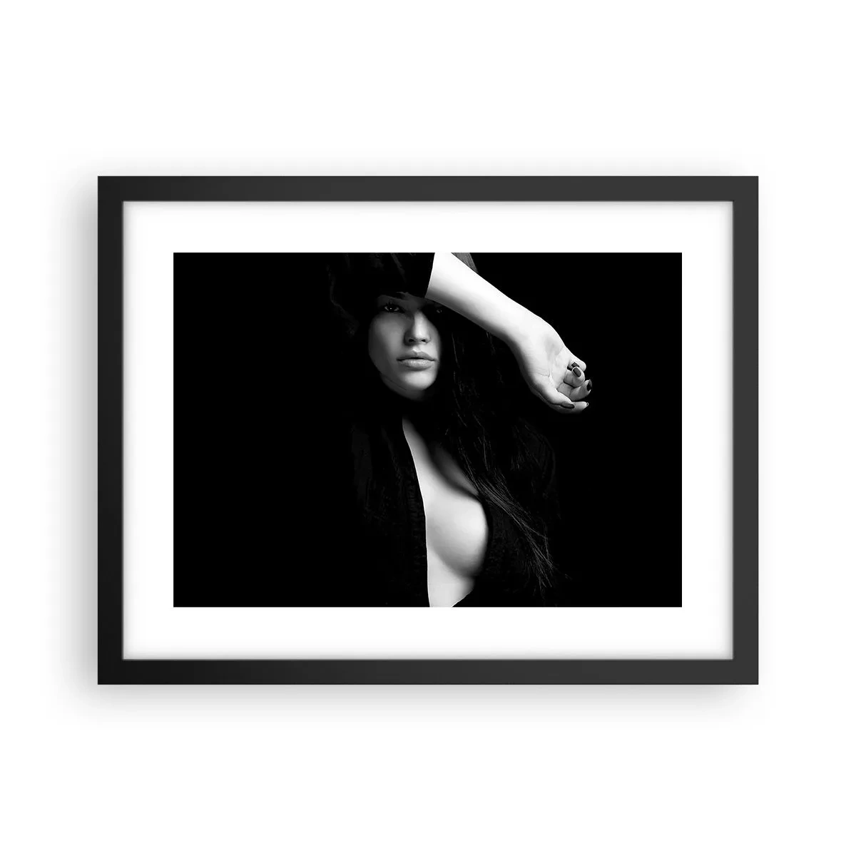 Affisch i svart ram - Förförelsens skola - 40x30 cm