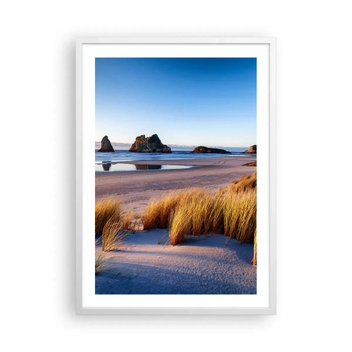 Affisch i vit ram - För fredssökare - 50x70 cm