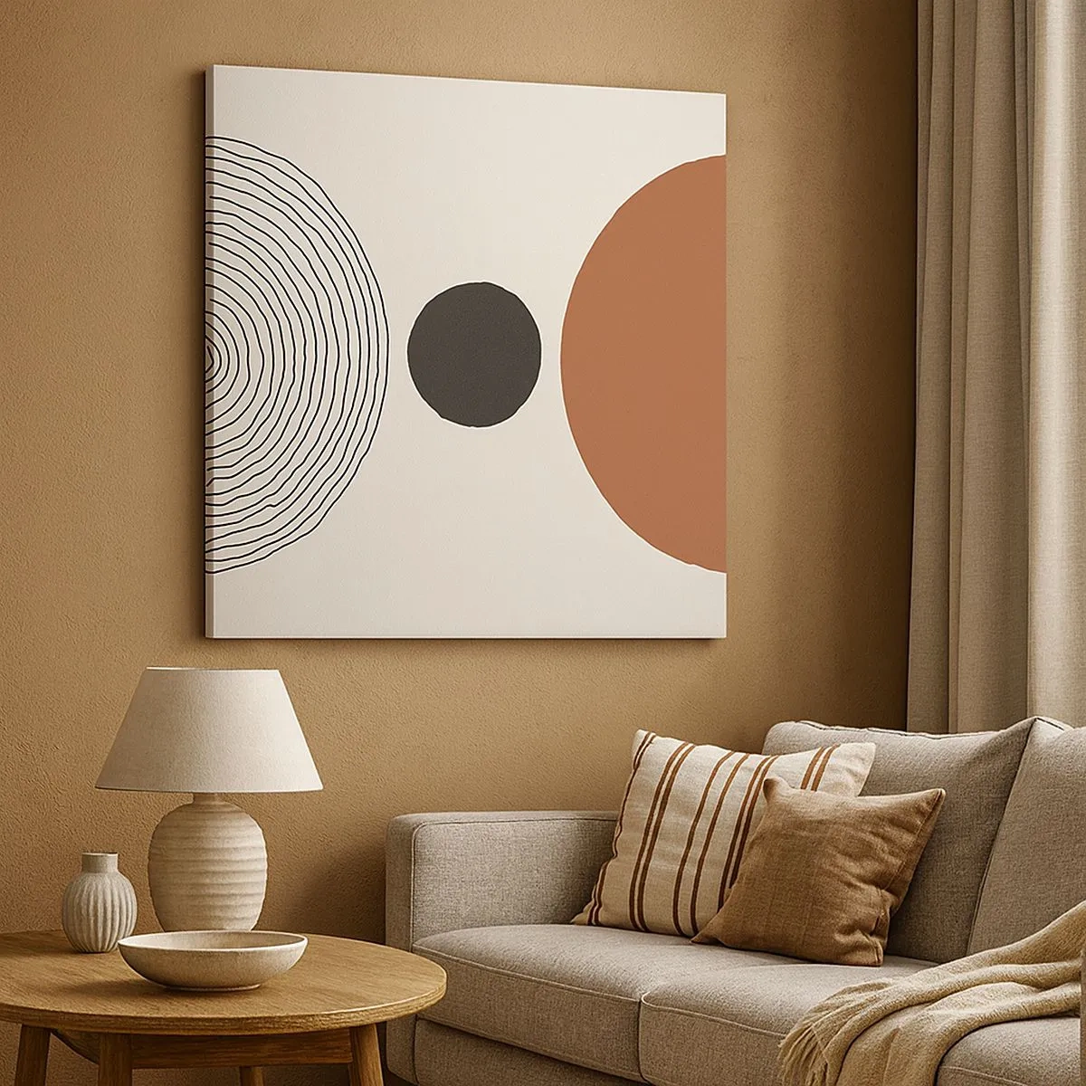 Canvastavla - Bild på duk - I fokus - 30x30 cm