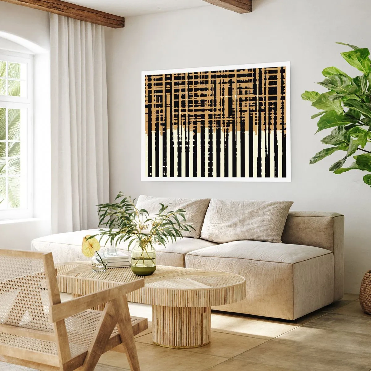 Affisch - Arkitektonisk abstraktion - 70x50 cm