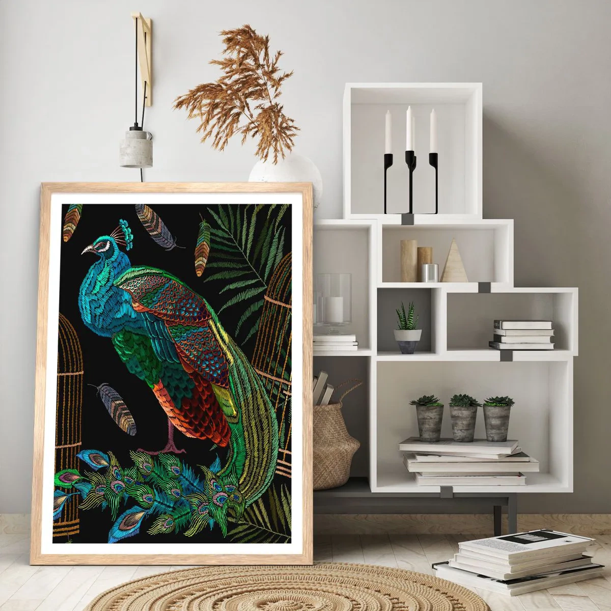 Affisch i ram av ljusek - I kungliga kläder - 30x40 cm