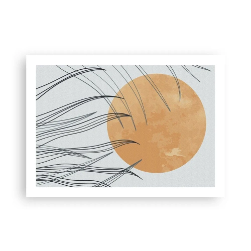 Affisch - Alltid mot solen - 70x50 cm