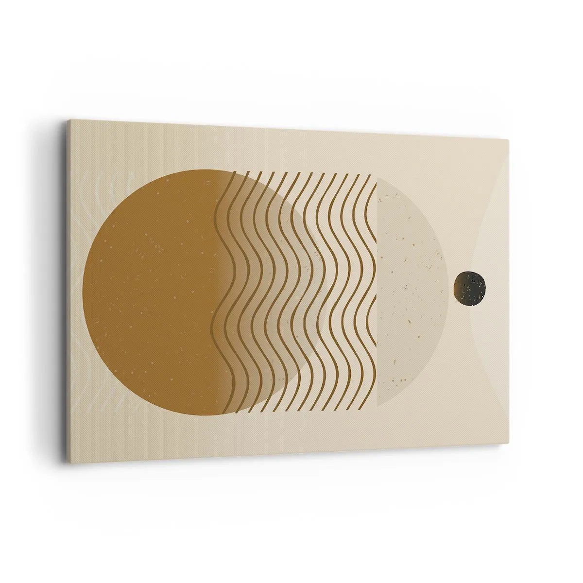 Canvastavla - Bild på duk - Om geometriska figurers ursprung - 100x70 cm