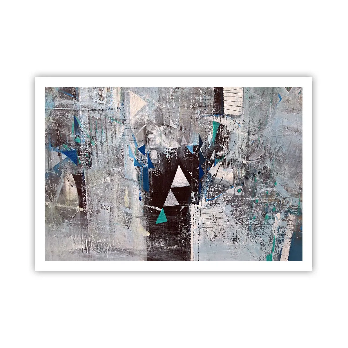 Affisch - Trianglarnas överordnade ordning - 100x70 cm