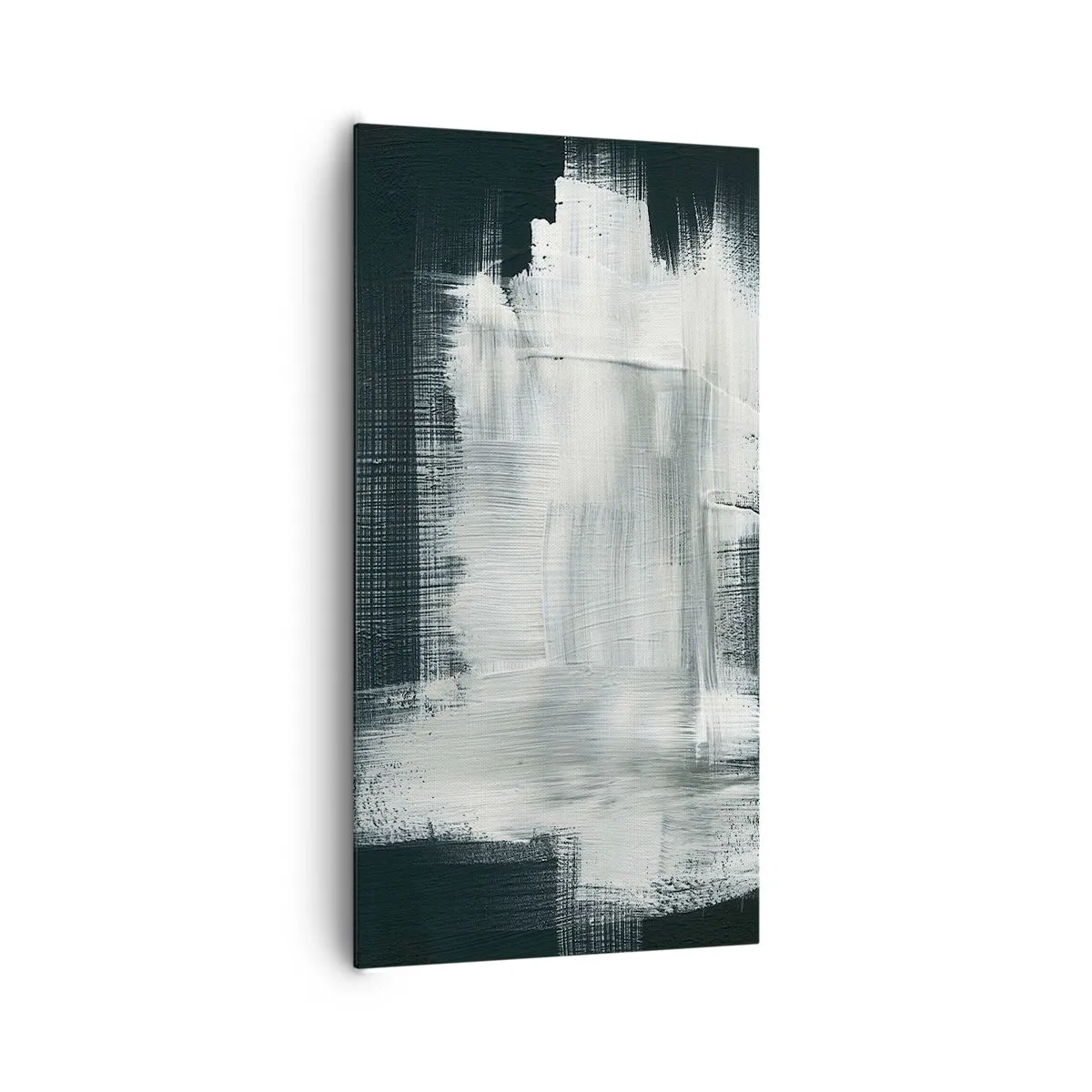 Canvastavla - Bild på duk - Vävd av det vertikala och horisontella - 65x120 cm