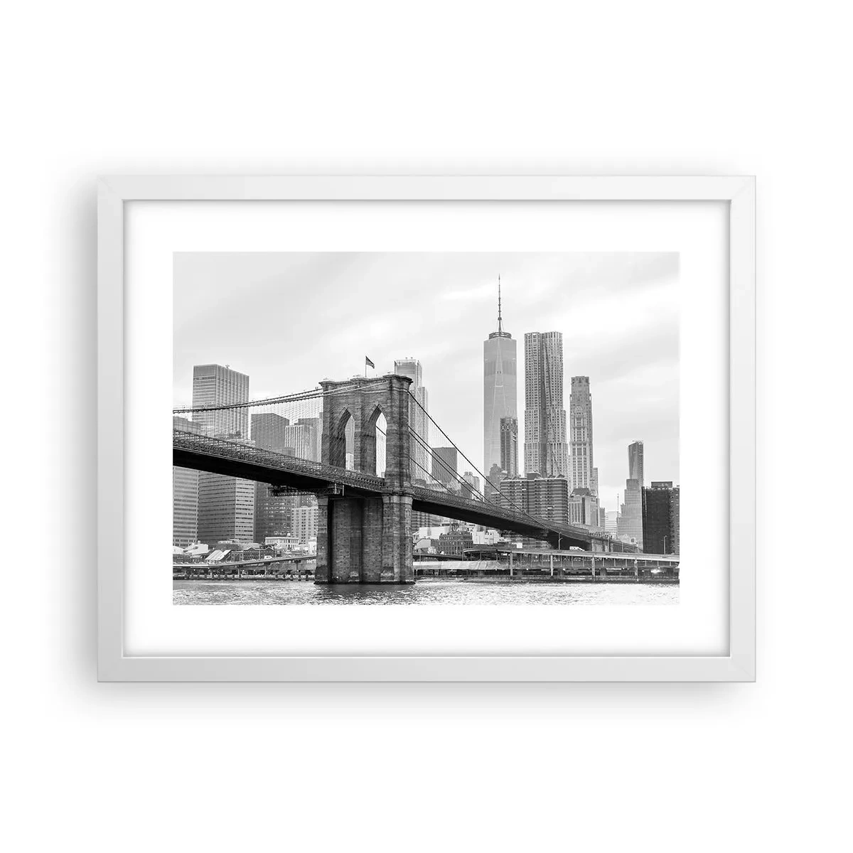 Affisch i vit ram - New York stämning - 40x30 cm