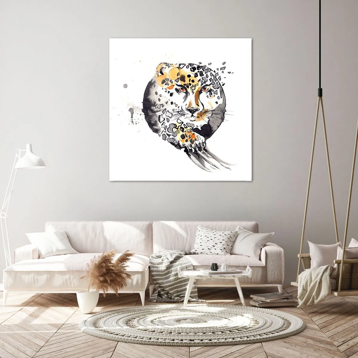 Canvastavla - Bild på duk - Farlig skönhet - 50x50 cm
