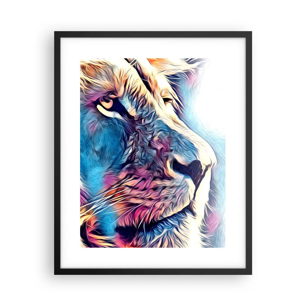 Affisch i svart ram - Naturens klokhet - 40x50 cm