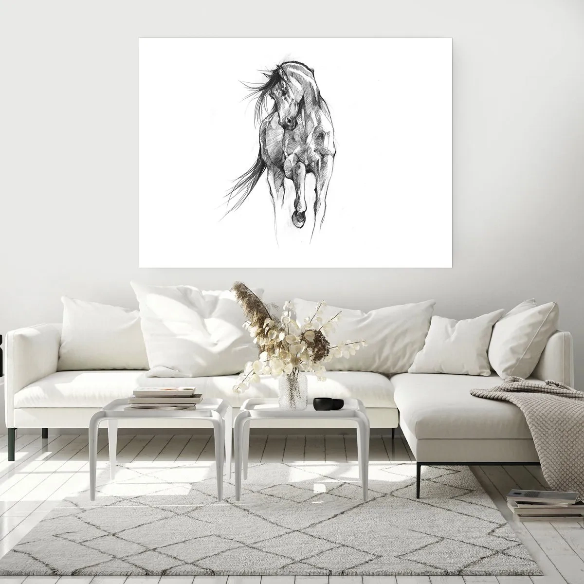 Affisch - Elegant trav - 50x40 cm