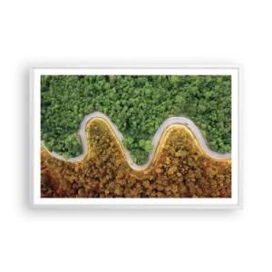 Affisch i vit ram - Gränser och genombrott - 91x61 cm