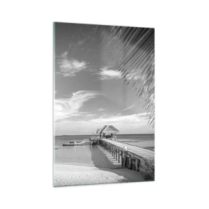 Glastavla - Bild på glas - Minne eller dröm? - 80x120 cm