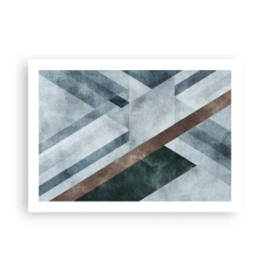Affisch - Sofistikerad elegans i geometri - 70x50 cm