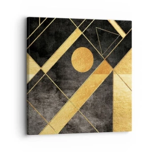 Canvastavla - Bild på duk - Öknens sol - 30x30 cm