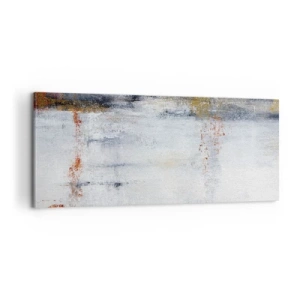 Canvastavla - Bild på duk - Bakom luftridån - 100x40 cm
