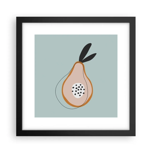 Affisch i svart ram - Att tränga in i sakens natur - 30x30 cm