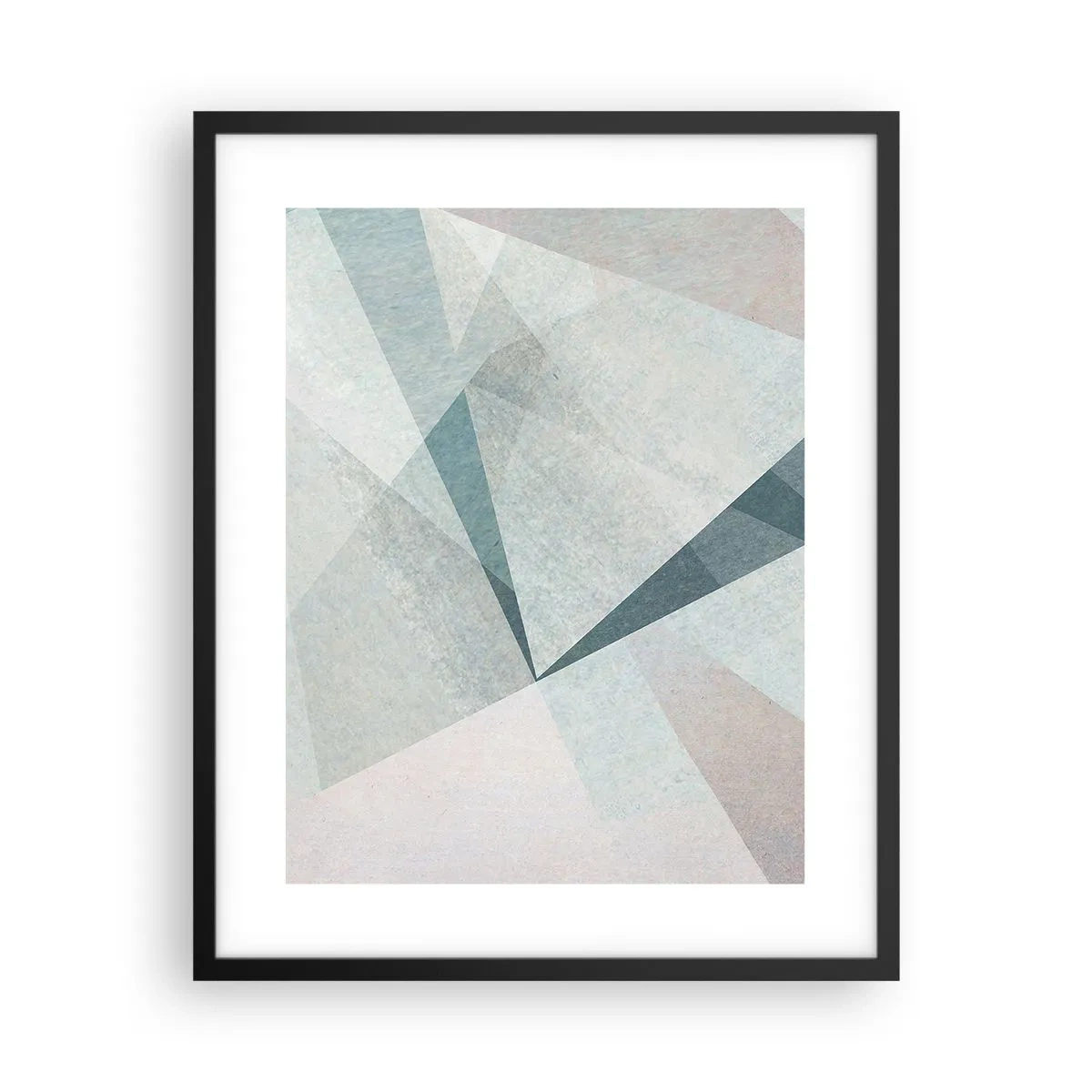 Affisch i svart ram - Lugnt trots dynamiskt - 40x50 cm