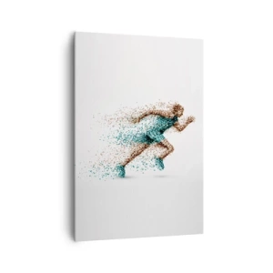 Canvastavla - Bild på duk - Livet är ett lopp - 70x100 cm