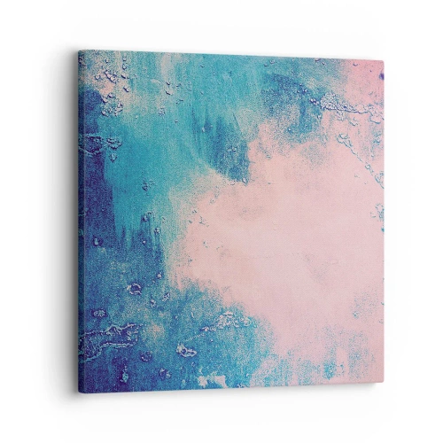 Canvastavla - Bild på duk - Blåa famnar - 30x30 cm