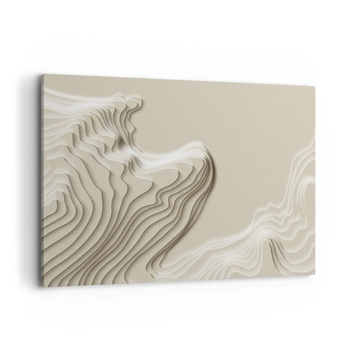 Canvastavla - Bild på duk - Konstens topografi - 100x70 cm