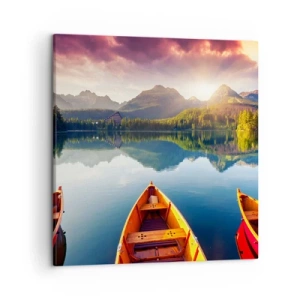 Canvastavla - Bild på duk - Ingenting mot naturen - 50x50 cm