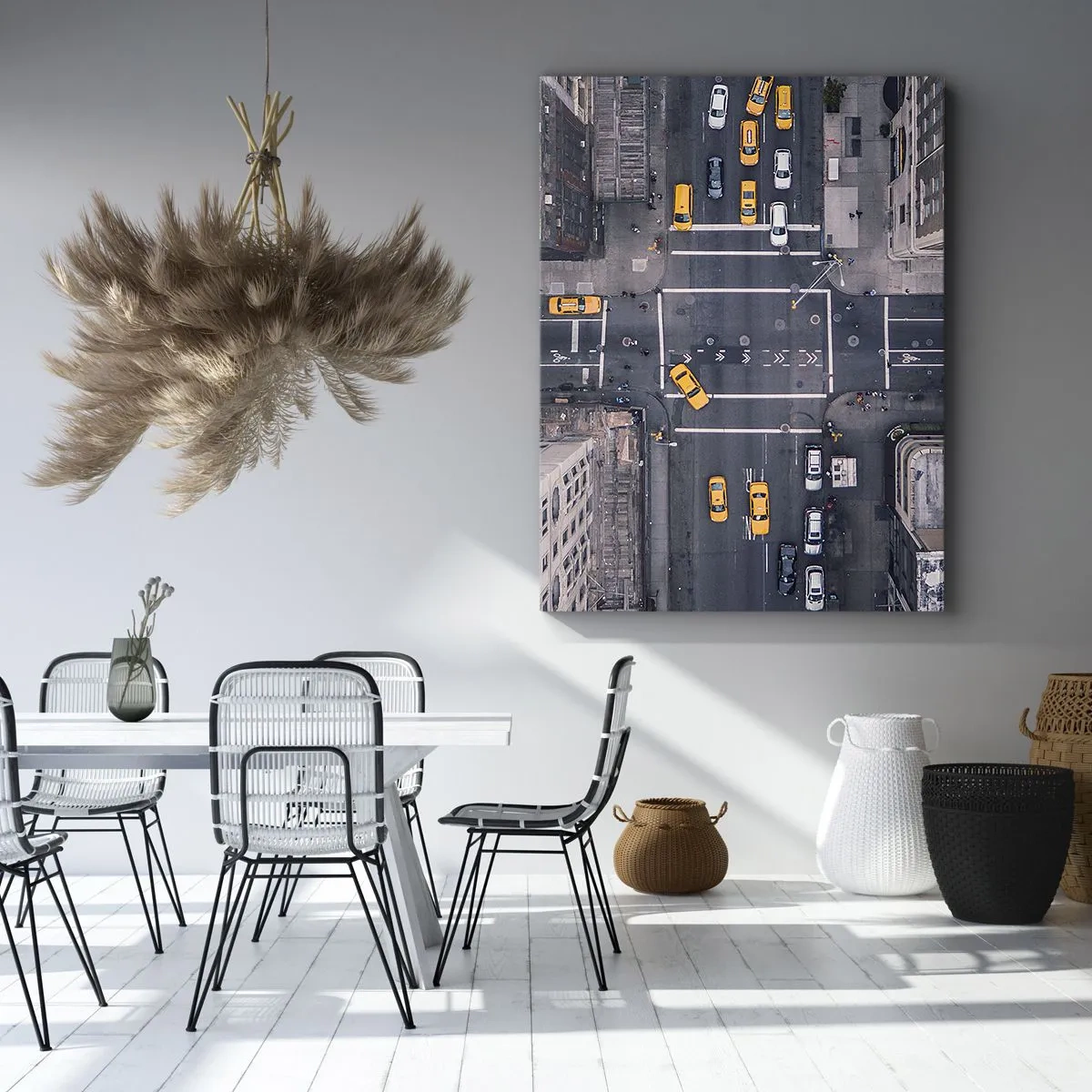 Canvastavla - Bild på duk - Enkelt val - 45x80 cm