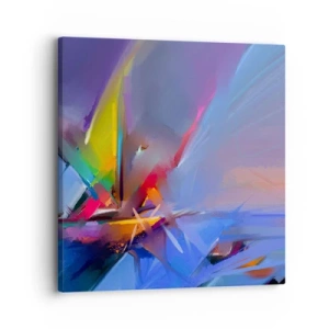 Canvastavla - Bild på duk - Snabb som en fågel - 30x30 cm