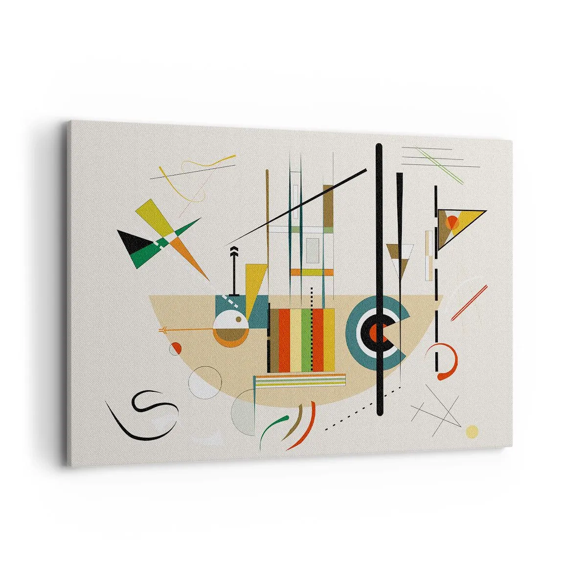 Canvastavla - Bild på duk - Så världen skrattar - 120x80 cm