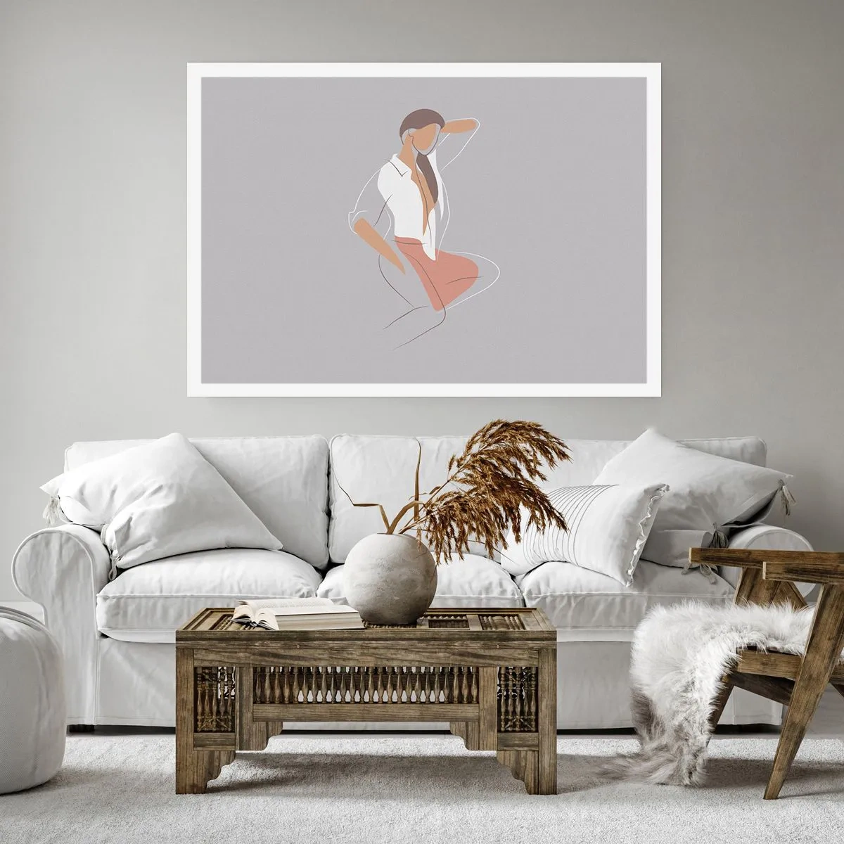 Affisch - Charmens kontur - 100x70 cm