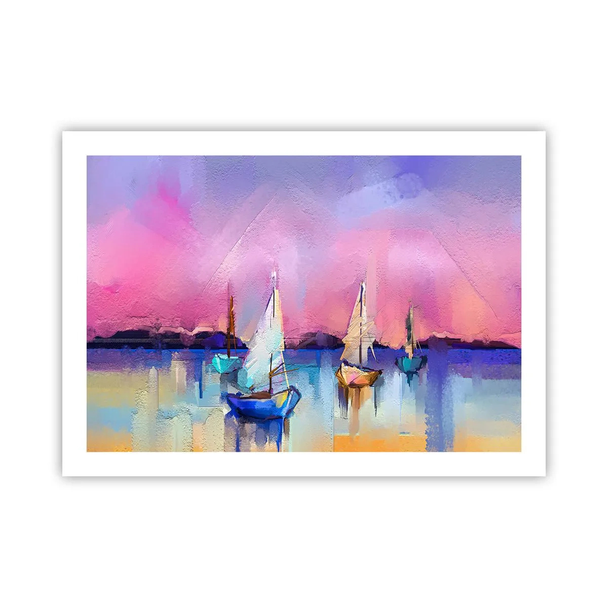 Affisch - Riktning: öppet vatten - 70x50 cm