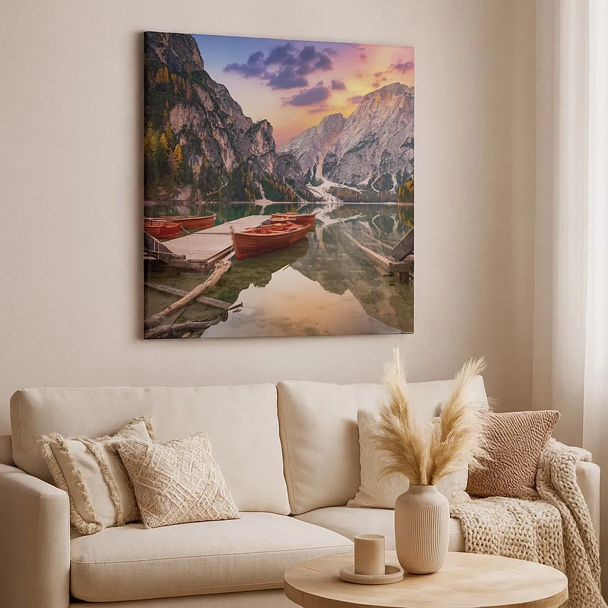 Canvastavla - Bild på duk - Dagens löfte - 30x30 cm