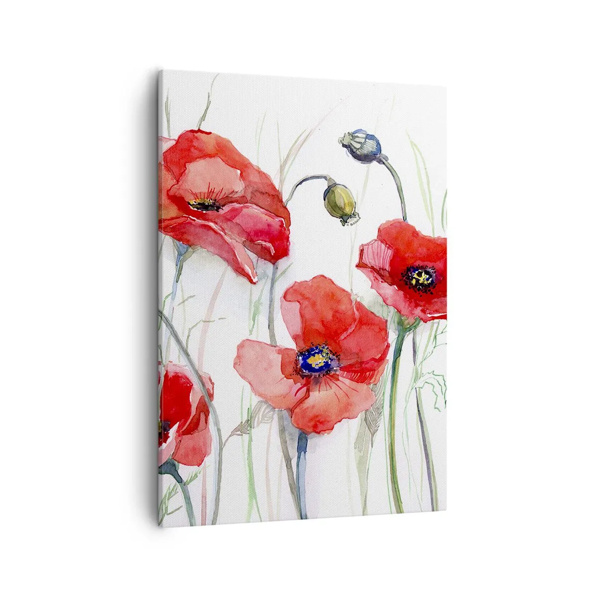 Canvastavla - Bild på duk - Polska blommor - 50x70 cm