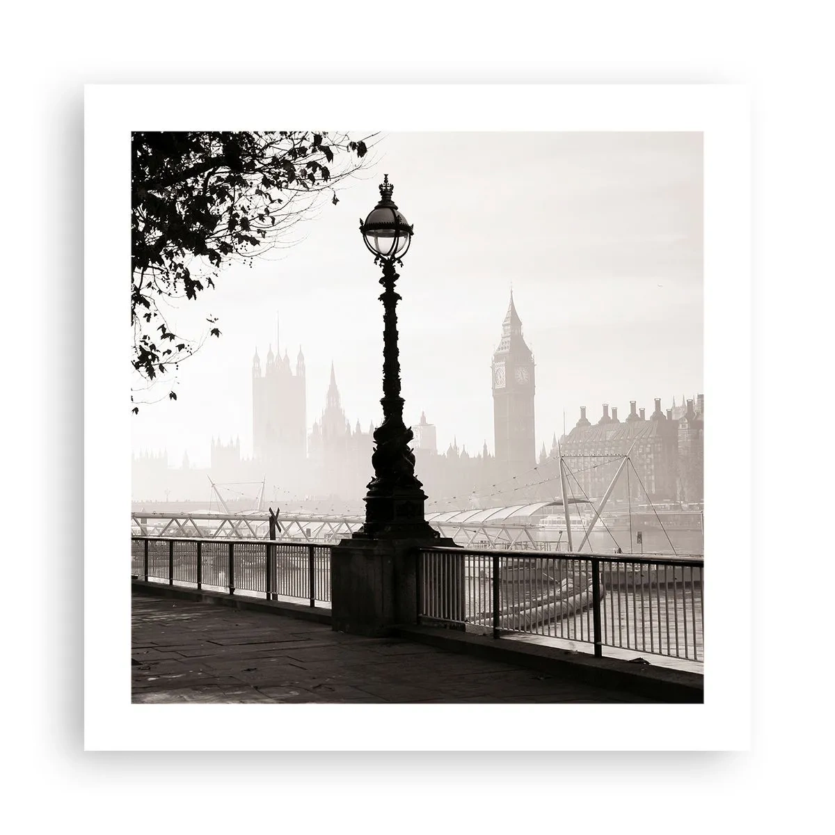 Affisch - Morgon i London - 50x50 cm